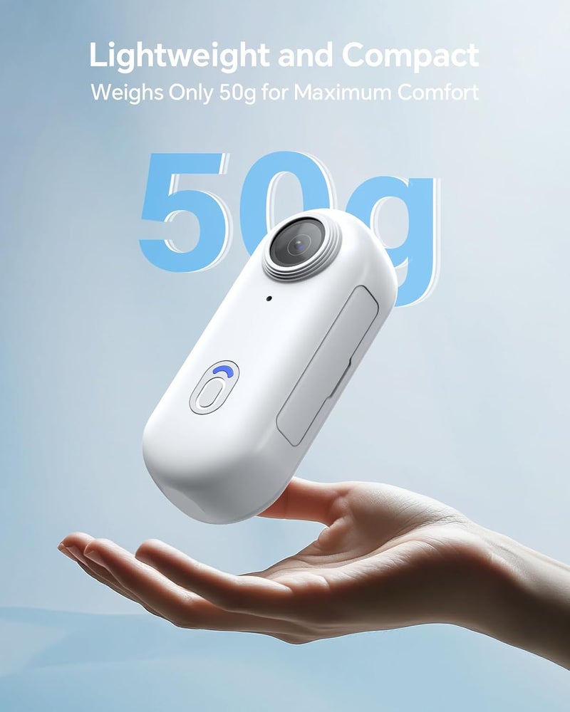 BOBLOV W4 2K Mini Body Camera, Wearable 128GB Camera with 360°Rotatable Clip & Magnetic Clip, 120 Minutes for Recording, Easy to Use and Take for Lecture, Traveling and Outdoors Activities (WT128GB) - Image 3